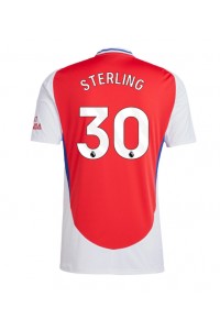 Fotbalové Dres Arsenal Raheem Sterling #30 Domácí Oblečení 2024-25 Krátký Rukáv